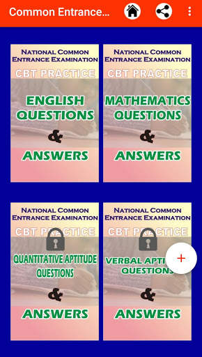 National Common Entrance Exam Practice (Offline) screenshot 1