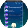 Blue messenger sms theme 1.2.01