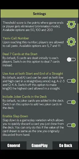 Yaniv Card Game screenshot 3