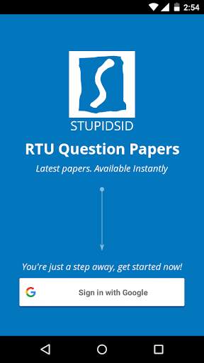 RTU Question Papers Stupidsid screenshot 1