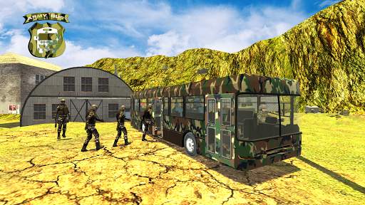 Offroad Uphill US Army Bus Driver Soldier Duty screenshot 5