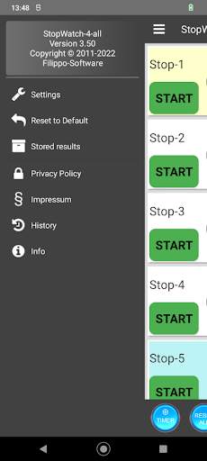 StopWatch 4 all Lite screenshot 7