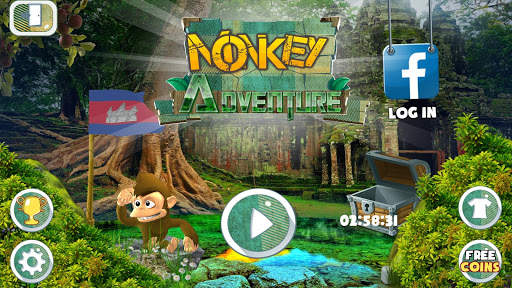 Monkey Adventure - Running Free screenshot 1