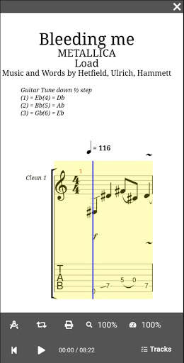 GProTab: Guitar tabs & player 2 تصوير الشاشة