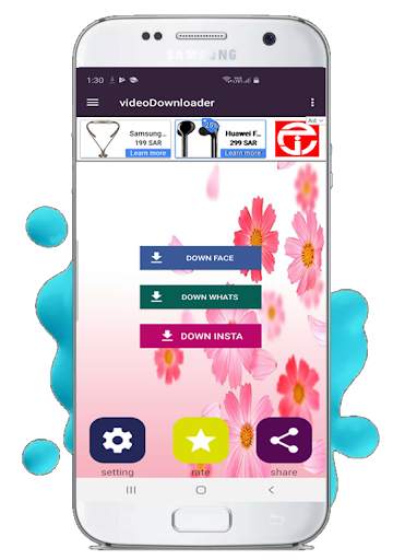 video downloader for facebook insta and whats screenshot 1
