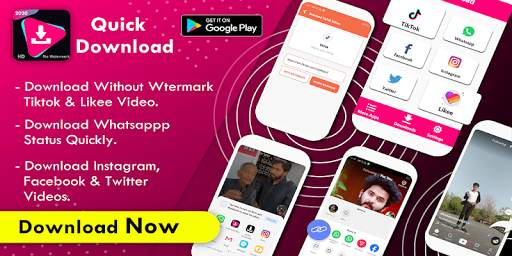 Quick Download  : Indian video downloader app free screenshot 1