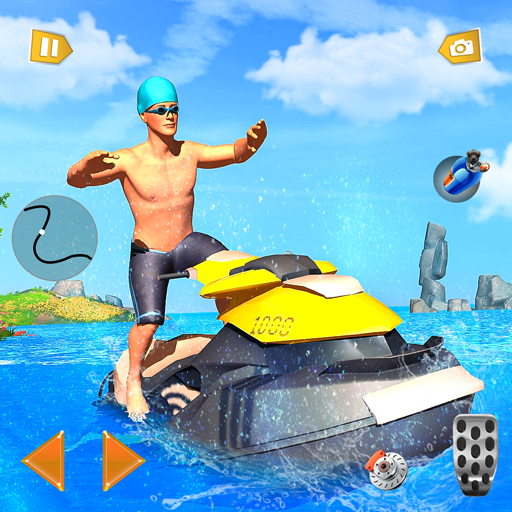 Speed Boat Water Racing Stunts 2020: Boat Games icon