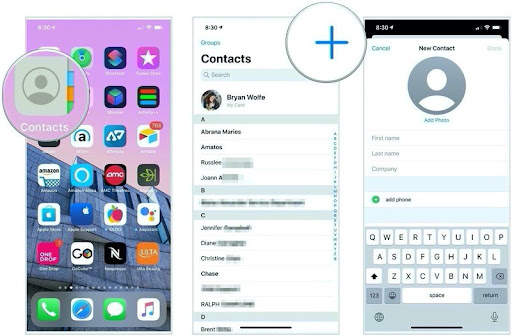 iOS Contacts for iphone app screenshot 2
