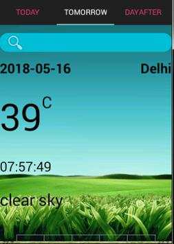 Weather application скриншот 2
