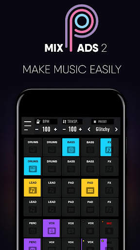 MixPads 2-Dubstep Drum Pads Dj screenshot 1