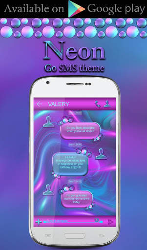 Neon 3D Next Launcher theme screenshot 6