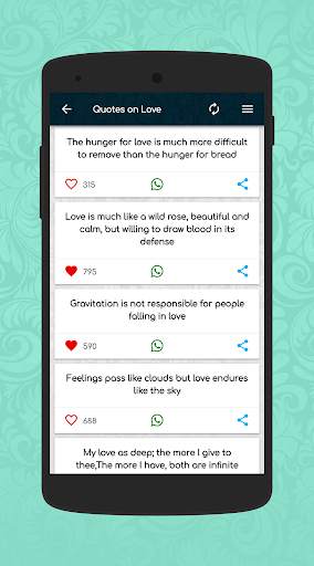 QuoteBuzz - Love Quotes, Life Quotes & Status screenshot 6