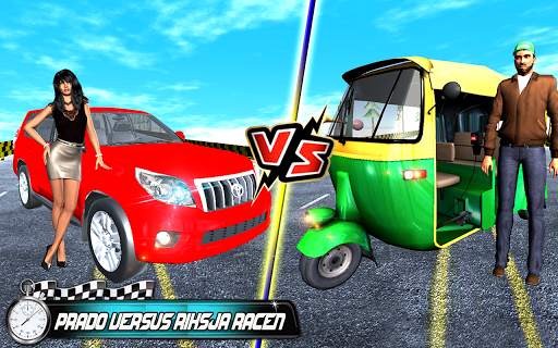 prado vs tuk tuk auto riksja racing screenshot 1
