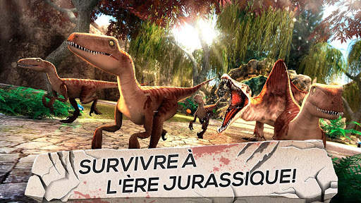 Dinosaure Jurassique - 3D Simulateur de Courses screenshot 4