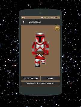 Free Star Wars Skins for MCPE 6 تصوير الشاشة