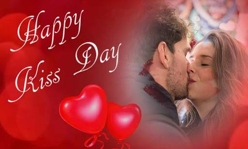 Kiss Day Photo Frame screenshot 2
