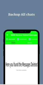 NERO recover deleted messages download application screenshot 1