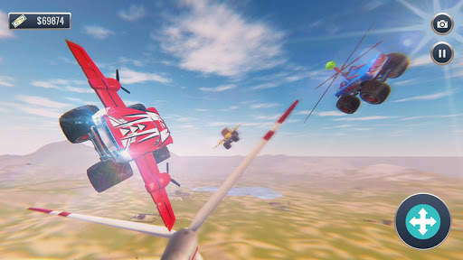Offroad Flying Monster Truck Driving screenshot 1