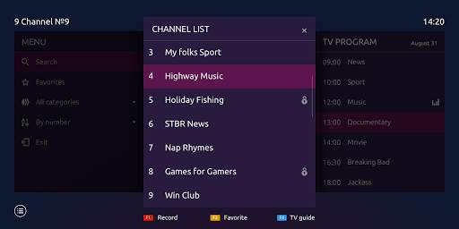 Ministra Player for Android TV and STB screenshot 2