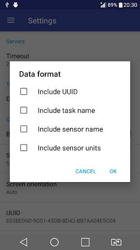 Data Collector: share sensors data screenshot 8