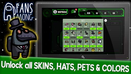 Among Us skins simulator and Guide screenshot 2