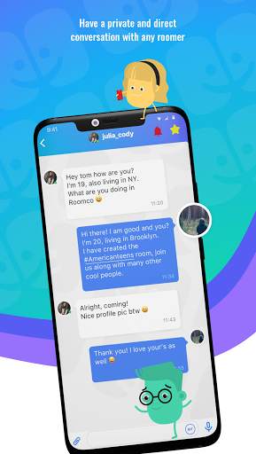 Roomco: chat rooms, date, fun screenshot 5