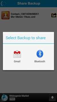 Backup My Contacts screenshot 6