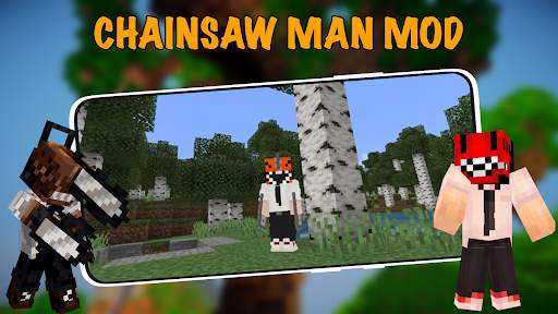 Chainsaw Man Mod For Minecraft screenshot 2