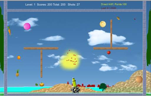 Crazy Fruits Shoot (free) screenshot 2