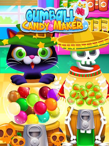 Bubble Gum Maker: Rainbow Gumball Games Free screenshot 2