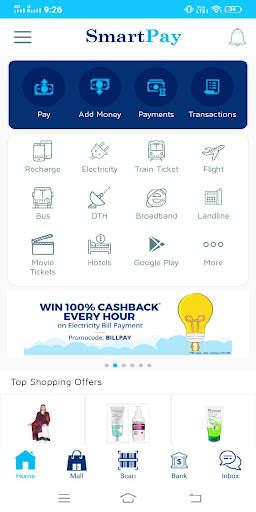Smart Pay Wallet(Demo App For Testing Only) screenshot 1