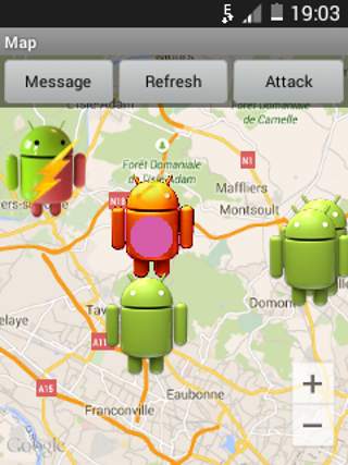 Droid World Game - The most strategic game ! screenshot 2