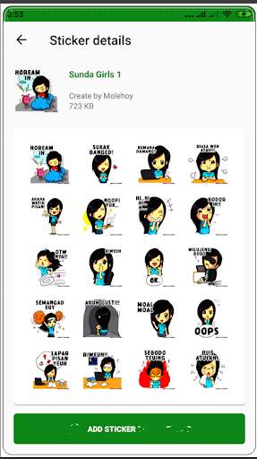 Stiker Sunda geulis Terfavorit 2021(Wa Sticker) screenshot 3