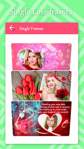 Romantic Love Photo Frames screenshot 1