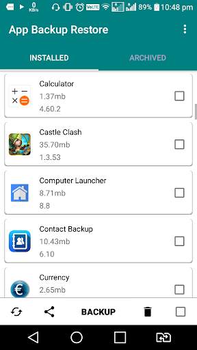 App Backup and Restore Android Apk screenshot 1