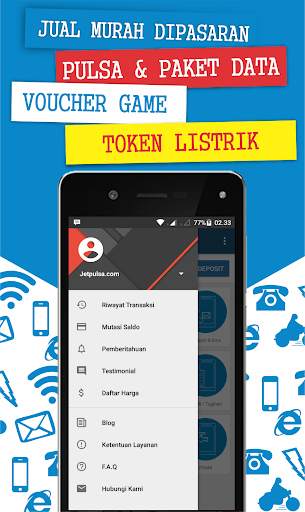 Jetplay - Transaksi Payment Point Online Murah screenshot 1
