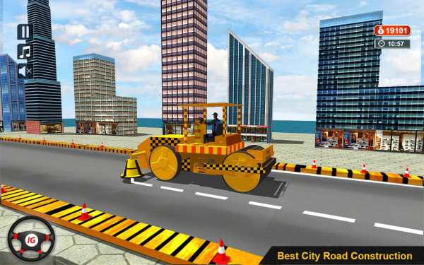 Real Road Construction Simulator скриншот 4