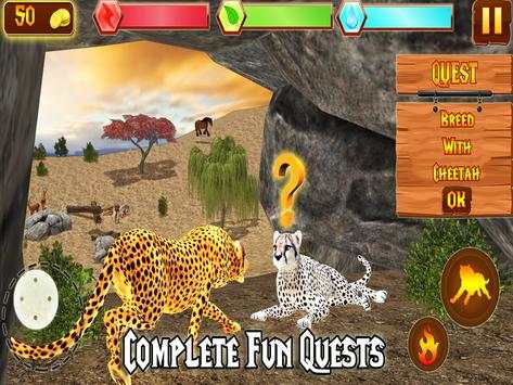 Wild Cheetah Hunt Simulator 3D screenshot 8