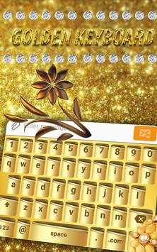 Gold Keyboard Theme 2020 скриншот 7