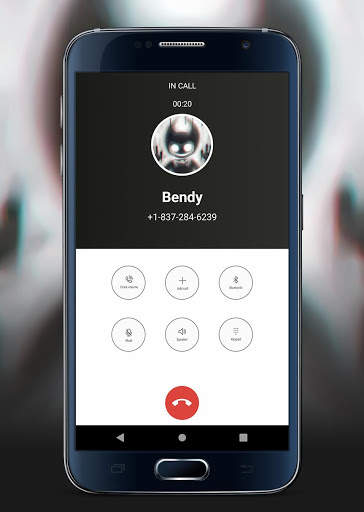 Fake call and video chat whith Bendy screenshot 3