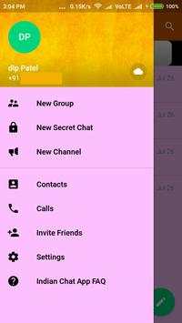Indian Messenger: Chat & Video Free App screenshot 1