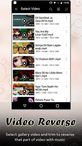 Reverse Video Maker (Reverse   Original) screenshot 1