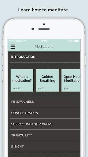 Buddha Wisdom - Buddhism，Meditation，Breathing App screenshot 2