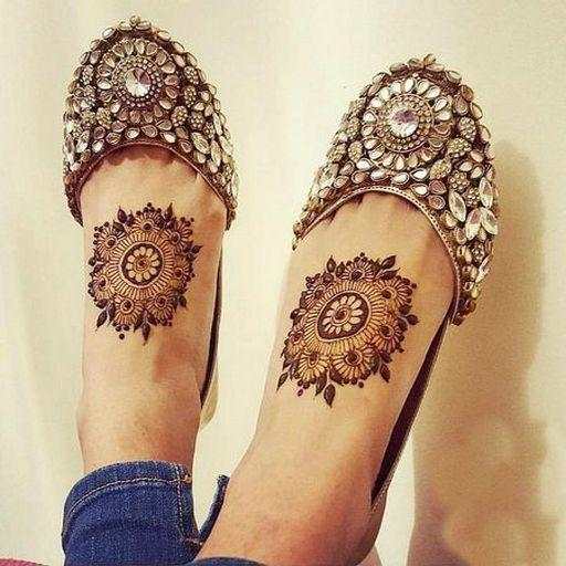 Foot/Feet Mehndi Designs 4.4