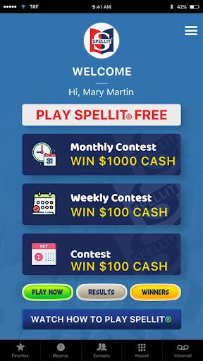 SPELLIT® SPELL WORDS WIN CASH screenshot 1