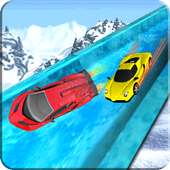 Frozen Water Slide Car Game logo