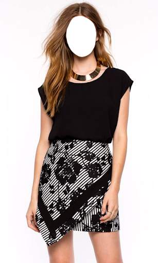 Women Short Skirt Photo Suit screenshot 4