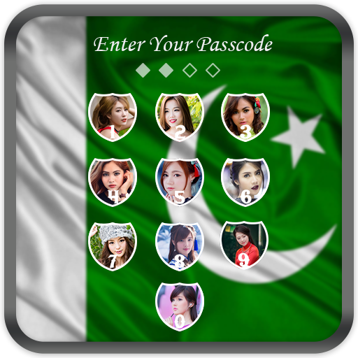 Pakistan Flag Lock Screen आइकन
