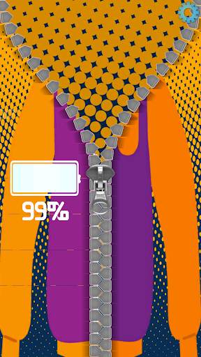 Diamond Zipper Lock Screen screenshot 3