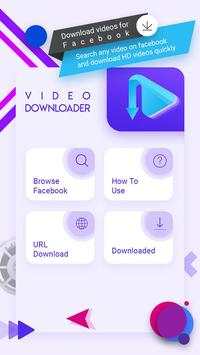Video Downloader for Facebook Fast Download videos screenshot 2